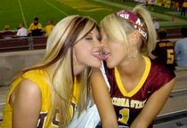 Amazing blonde with ideal